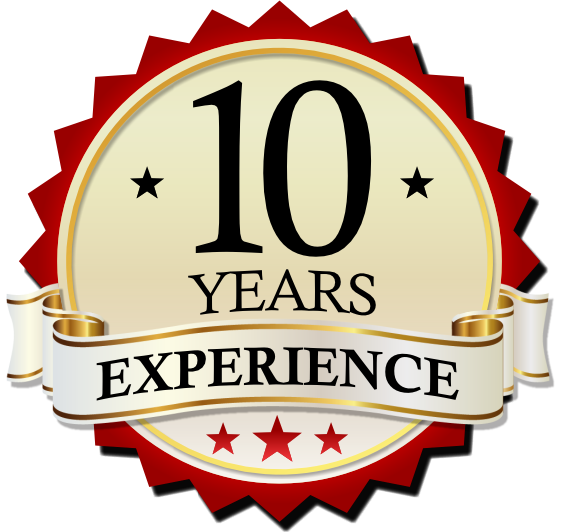 10 Years of Industry Experience
